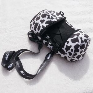 H2O Capsule Water Bottle Cow Print Sleeve Carrier